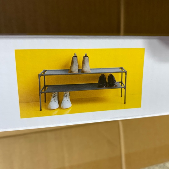 Shoe Rack - Gray Two-Tier - Room Essentials - Picture 1 of 4